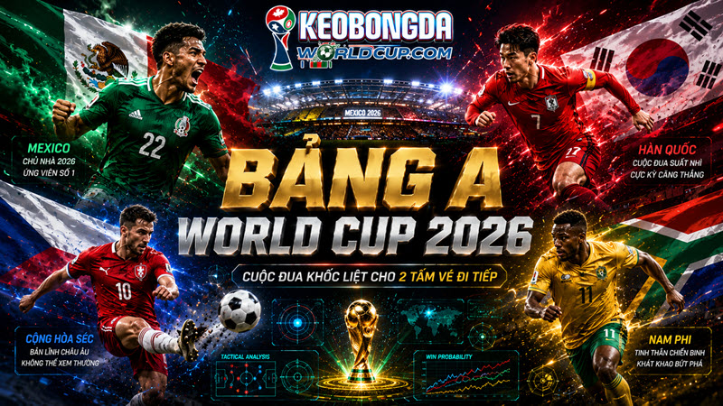 Kèo bảng A World Cup 2026