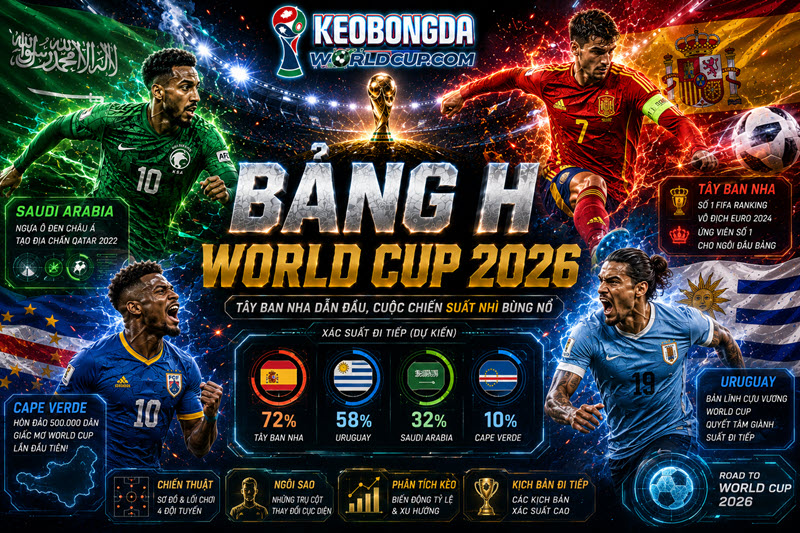 Soi kèo bảng H WC 2026